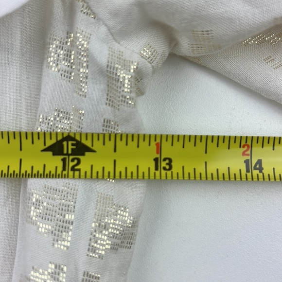 NWT Elan Women's Cropped Milkmaid Peasant Off the Shoulder Babydoll Coquette Top - Picture 6 of 7